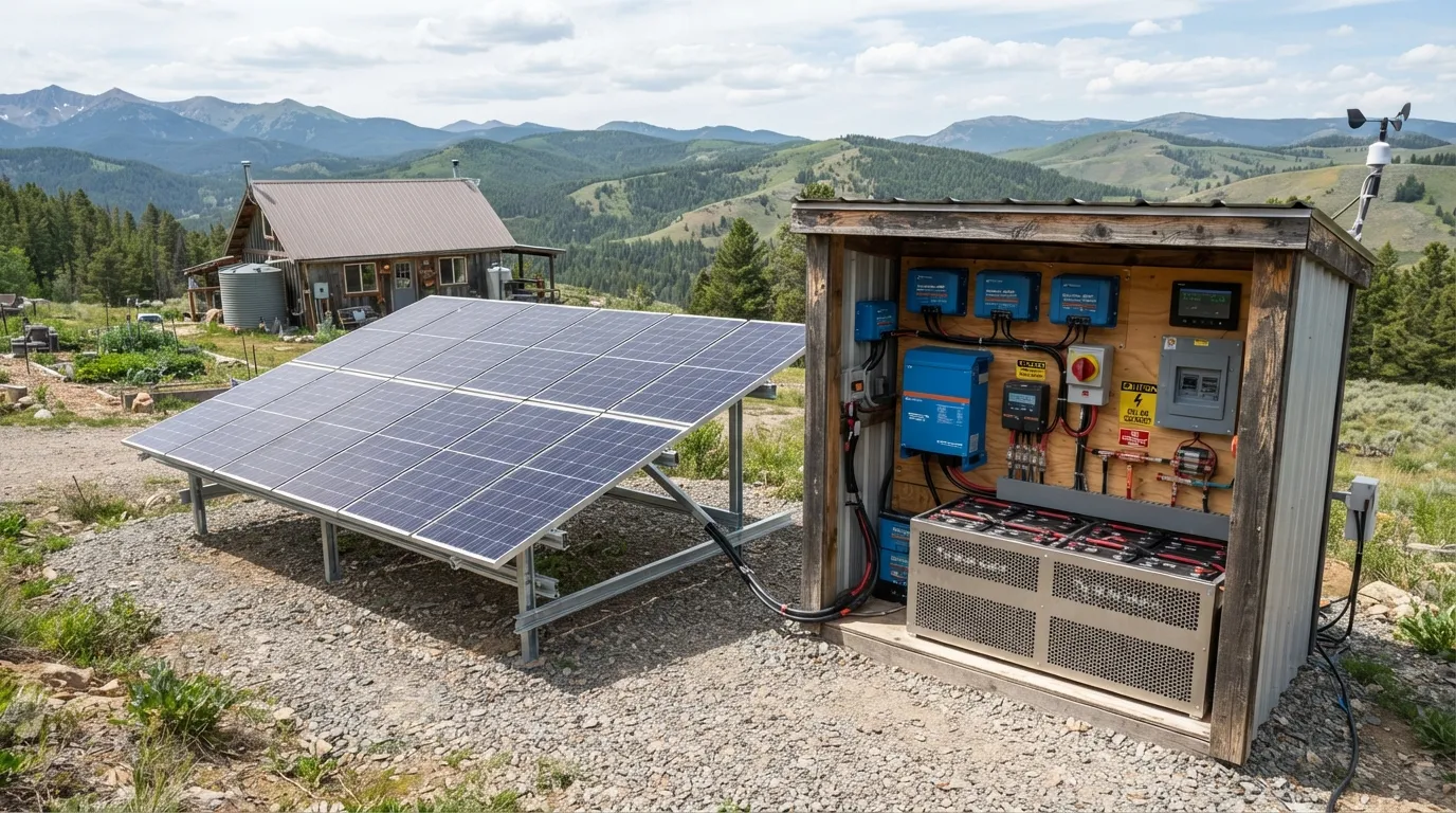 custom off grid solar system