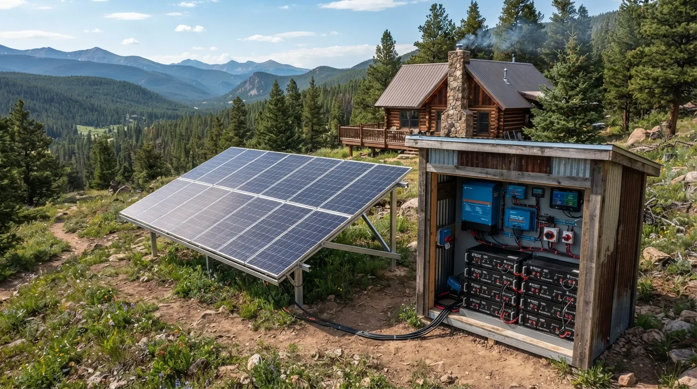 custom off grid solar system