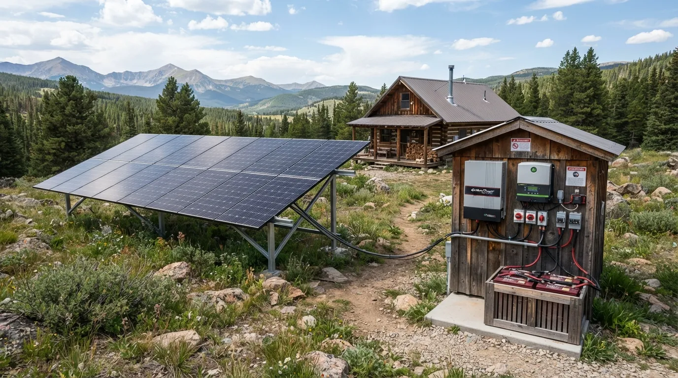 off grid solar panel system