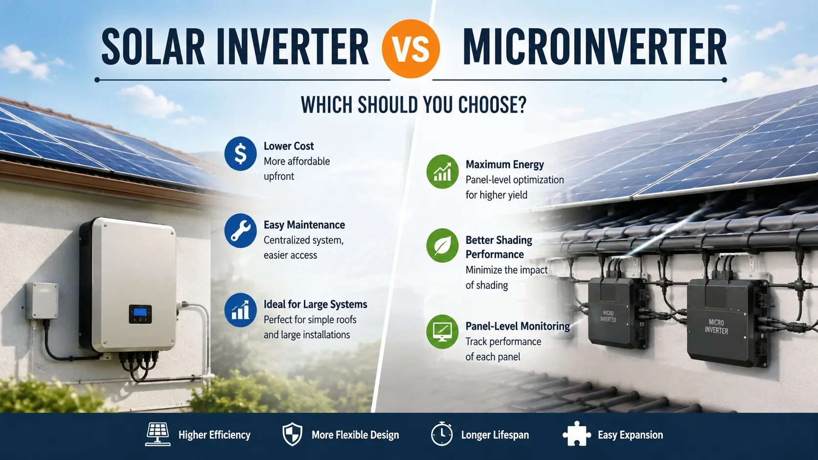 Solar Inverter vs Microinverter: Which Should You Choose?