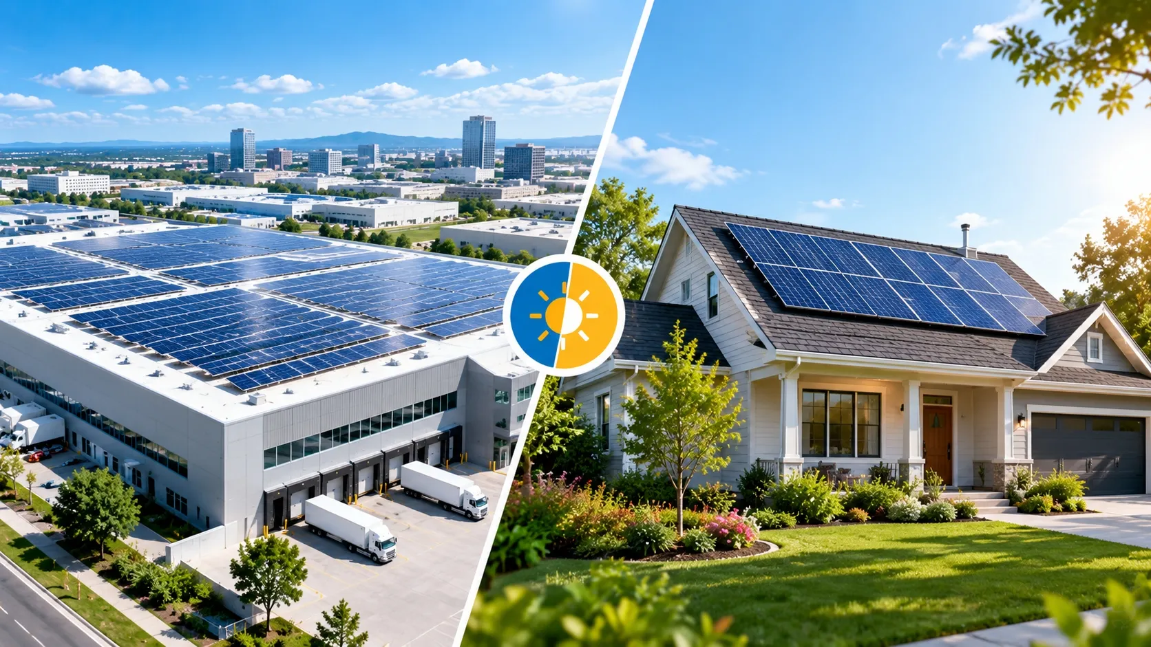 Commercial Solar vs Residential Solar
