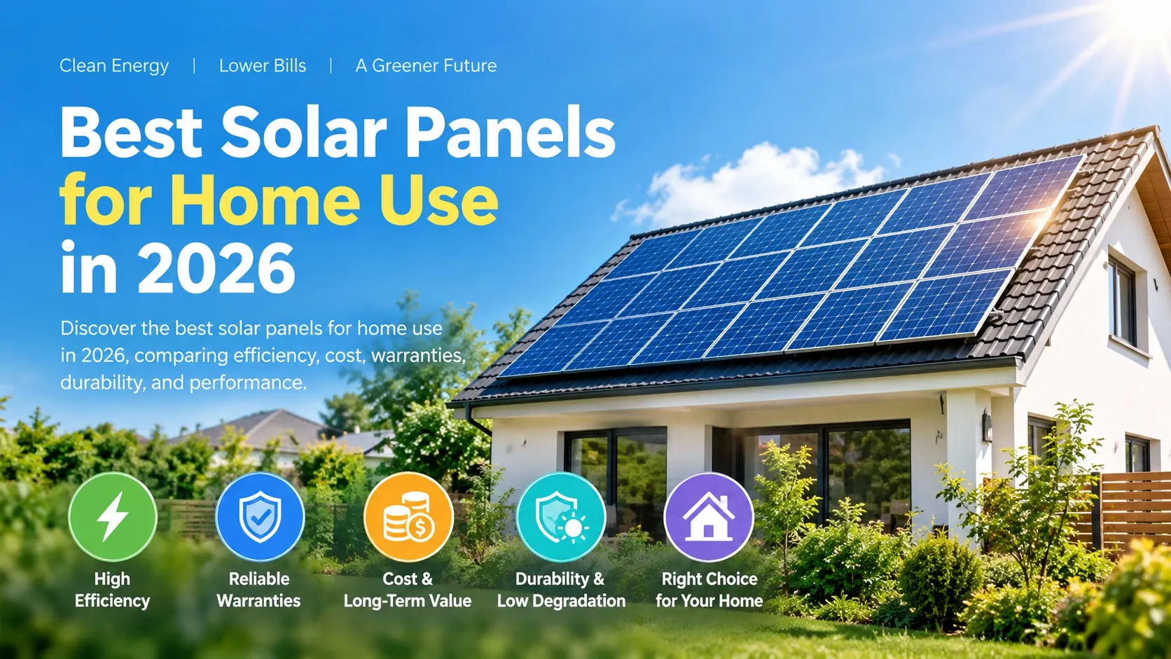 Best Solar Panels for Home