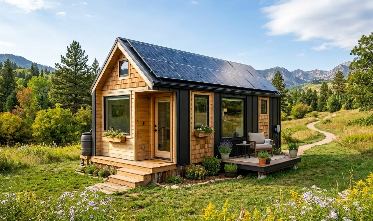 solar powered tiny home