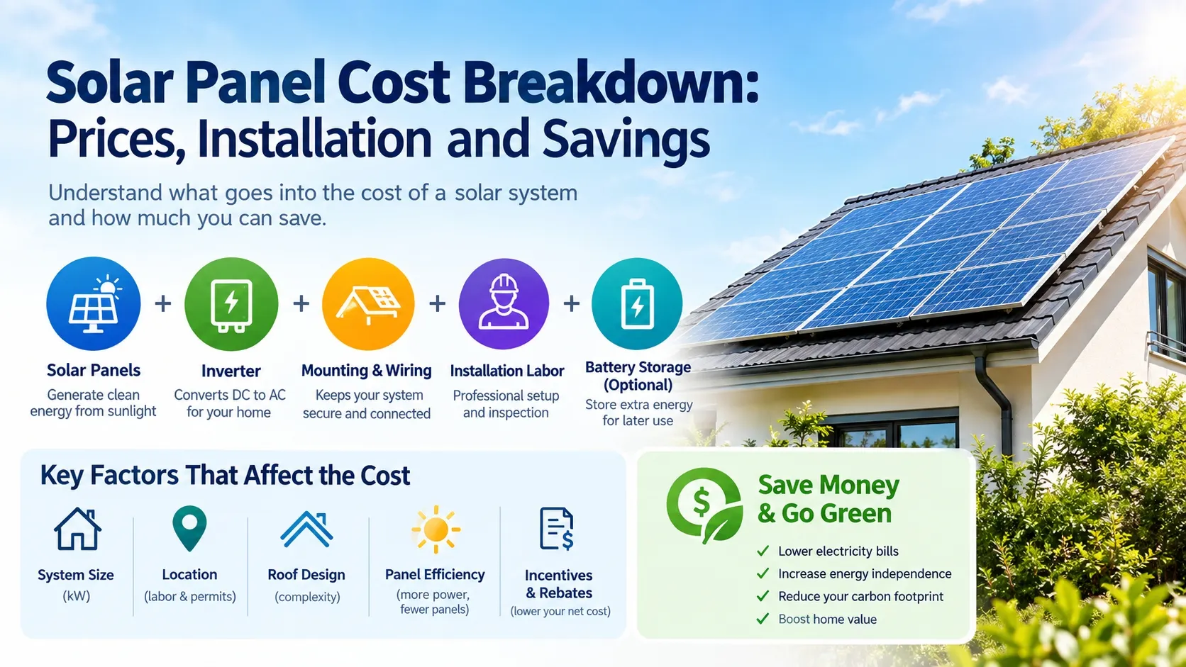 Solar Panel Cost Breakdown: Prices, Installation and Savings