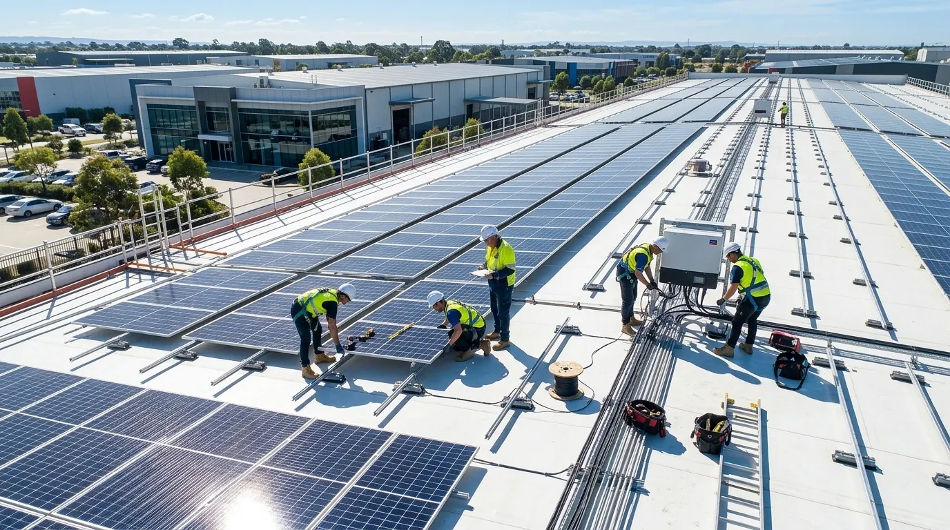 Commercial Solar Installation Services for Businesses