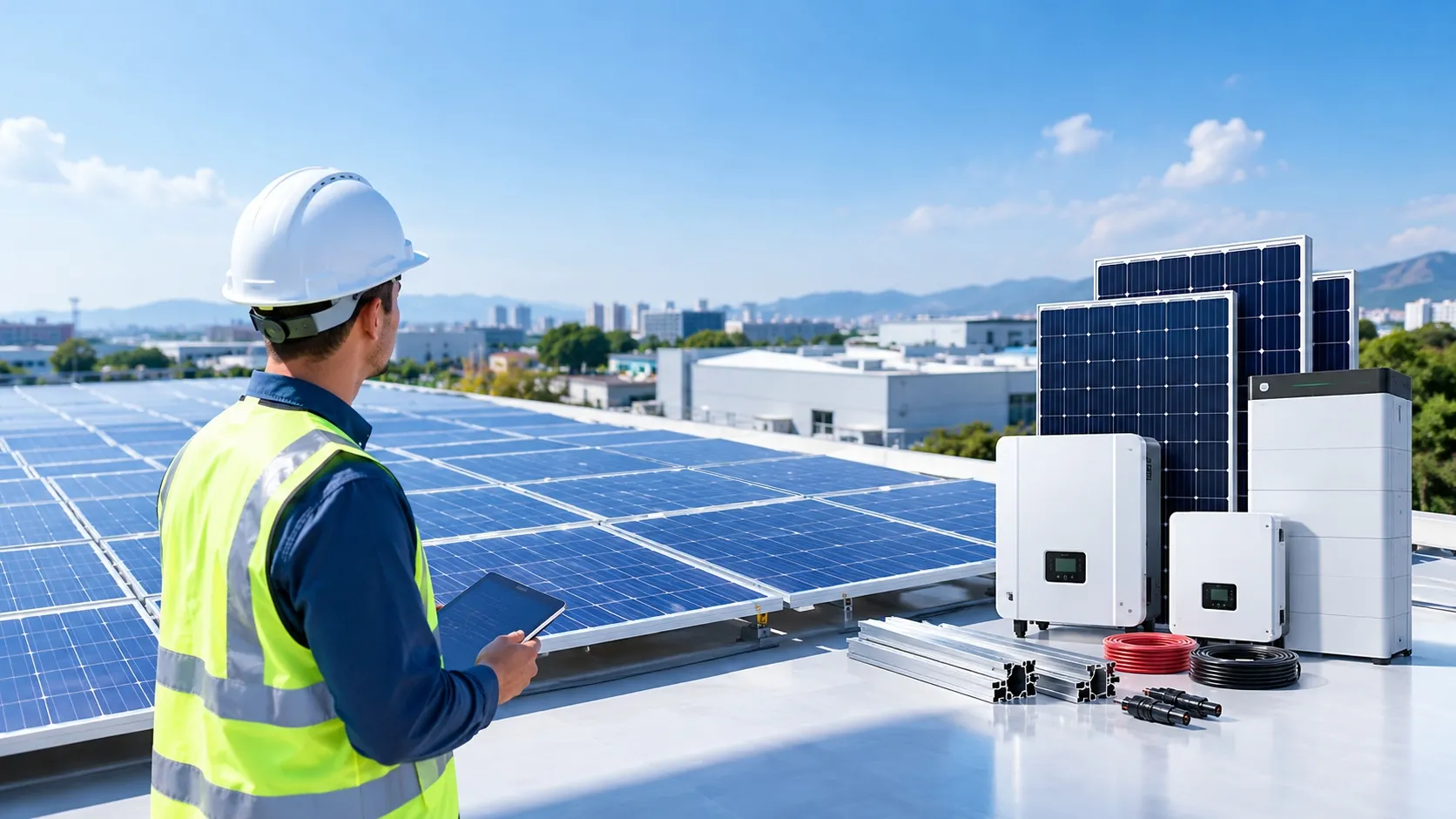 commercial solar supplier for installers